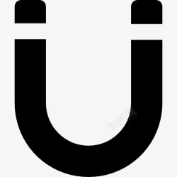 U形U形磁铁图标高清图片