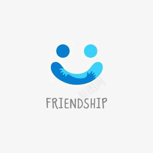 创意英文艺术字png免抠素材_88icon https://88icon.com Friendship 友谊 可爱 笑脸