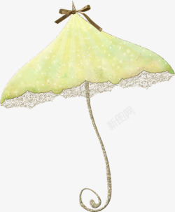 花边嫩色雨伞雨伞片素材