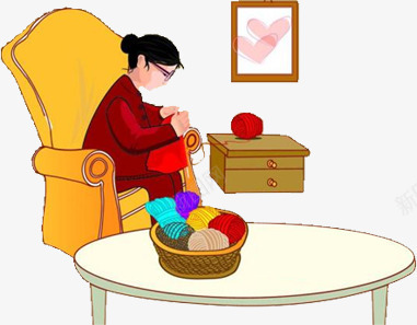 家庭织毛衣妈妈牵挂png免抠素材_88icon https://88icon.com 妈妈 家庭 毛衣 牵挂 编织毛衣