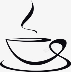 咖啡杯卡通下午茶饮料图图标高清图片