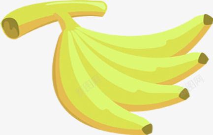 手绘黄色香蕉超市海报png免抠素材_88icon https://88icon.com 海报 超市 香蕉 黄色