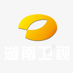 黄色渐变黄色湖南卫视logo标志图标高清图片