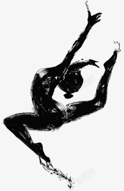 优美的舞姿舞姿优美的舞者素描招聘高清图片