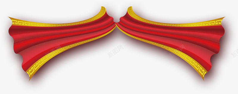 开业庆典红色帷幕飘带png免抠素材_88icon https://88icon.com 帷幕 庆典 开业 红色 飘带