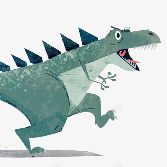 恐龙png免抠素材_88icon https://88icon.com 动物 卡通 怪兽 怪兽和超人 手绘 插画 绿色恐龙