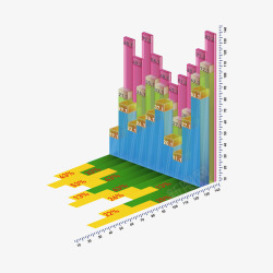 立体三维图表素材