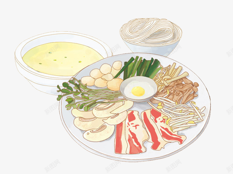 卡通手绘食物png免抠素材_88icon https://88icon.com 中餐手绘 卡通 扁平 手绘 插画 美食 食品