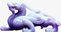 白玉雕塑中国风毛笔字素材