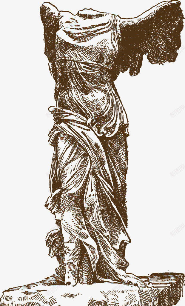 古希腊雕塑png免抠素材_88icon https://88icon.com 古希腊 断头的天使 雕塑