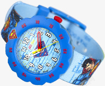 儿童蓝色手表开学季素材