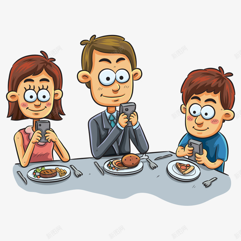 一家人吃饭png免抠素材_88icon https://88icon.com 一家人 人物 卡通人物 团圆 团聚 家庭 插画