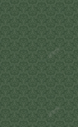 绿色复古花纹海报背景七夕情人节素材