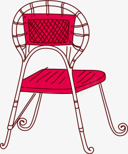卡通手绘椅子凳子素材
