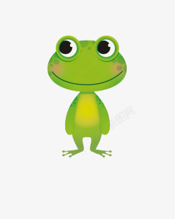 青蛙插画素材库卡通青蛙高清图片