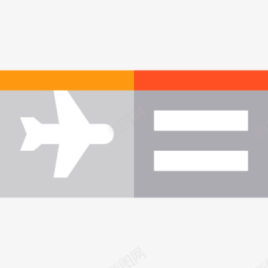 运输飞机飞机票图标图标