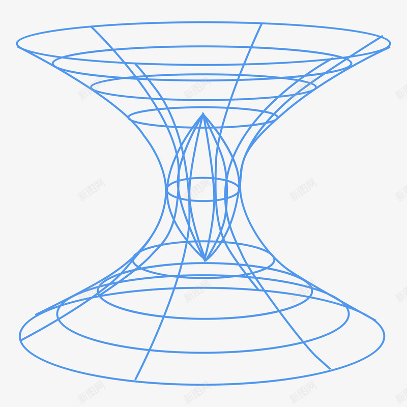 蓝色几何化学科技元素png免抠素材_88icon https://88icon.com 几何 分子元素 化学 医药 生物 科学 科学设计元素 科幻插图 科技 线条 细胞