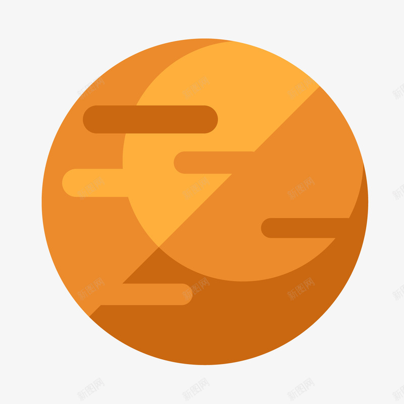 黄色圆形星球元素png免抠素材_88icon https://88icon.com 光泽 圆形 扁平化 星球 科技 红色 纹理 质感
