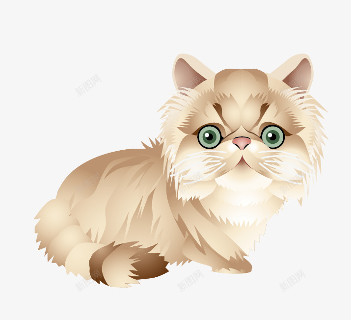 手绘卡通可爱小猫png免抠素材_88icon https://88icon.com 卡通动物 小猫素材 手绘 手绘动物 手绘小猫