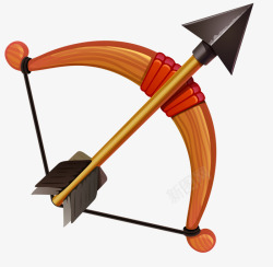 弓箭元素玩具弓箭高清图片