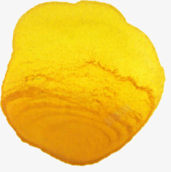 黄色水彩效果素材