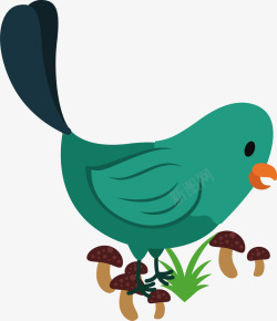 可爱的鸟卡通动物小鸟插画矢量图高清图片