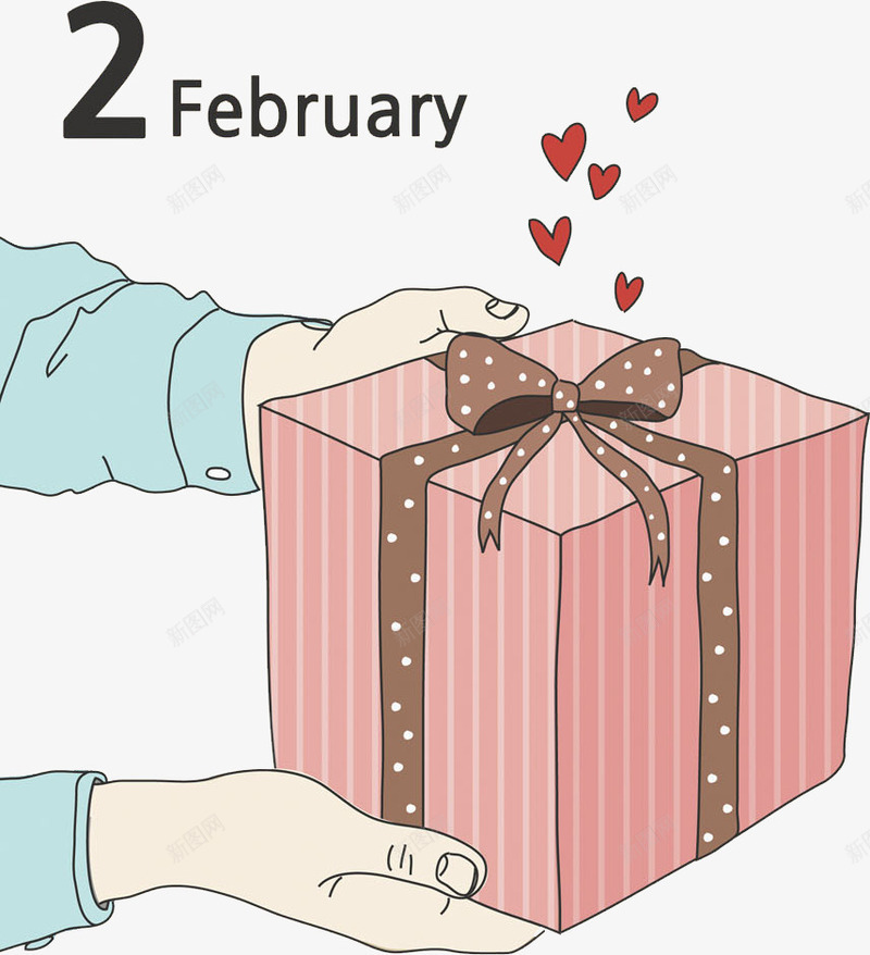 卡通手拿礼物场景图png免抠素材_88icon https://88icon.com 卡通 情人节 手臂 插图 月份 礼物 送礼物