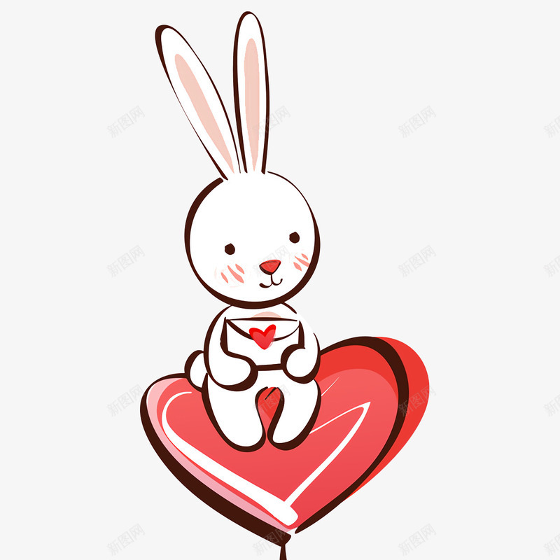 七夕情人节兔子png免抠素材_88icon https://88icon.com 520 520促销 520告白 520情人节 520活动 5月 兔子简笔画 卡通 心 情人节 我爱你 浪漫 爱情