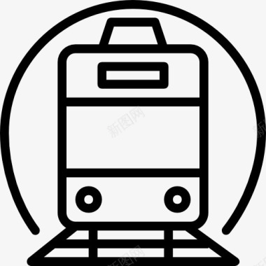 旅游火车图标图标