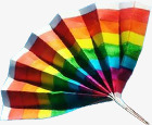 彩虹折纸素材