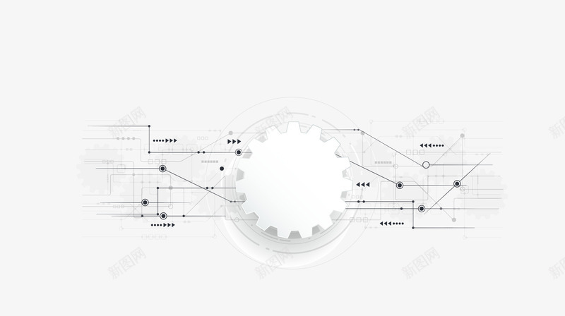 齿轮边框png免抠素材_88icon https://88icon.com 商务科技展示墙 现代化科技展示墙 矢量科技展示墙 科技圆环 科技展示墙 齿轮边框