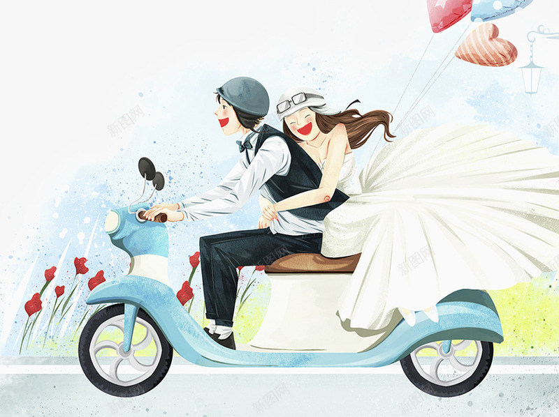 浪漫七夕爱情插画png免抠素材_88icon https://88icon.com 七夕情缘 情人节 情侣 浪漫七夕 爱在七夕 爱情 电动摩托车 电动机车 相约七夕 约惠七夕 结婚 缘定七夕