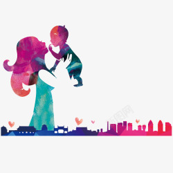 妇幼保健海报时尚母婴插画高清图片