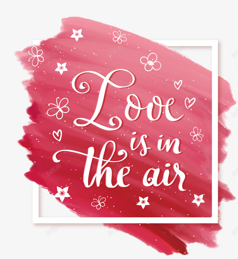 浪漫红色水彩涂鸦矢量图ai免抠素材_88icon https://88icon.com 情人节 水彩涂鸦 浪漫爱情 爱情 矢量png 红色涂鸦 矢量图