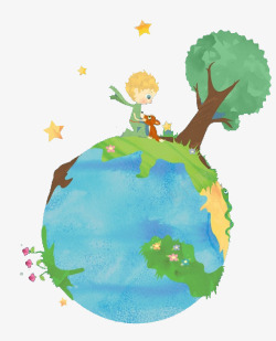 保护儿童小王子星球高清图片
