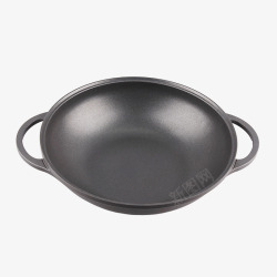 黑铝锅透明背景图素材