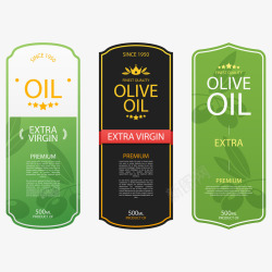 矢量橄榄油标签橄榄油标签颜色高清图片
