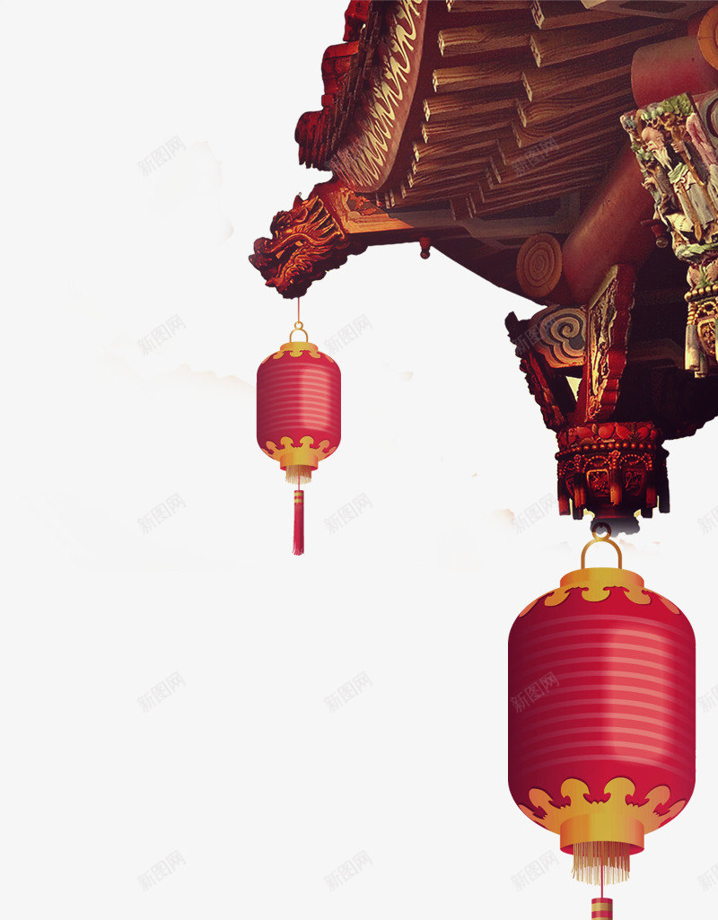 鲜艳红色的屋檐边角png免抠素材_88icon https://88icon.com 屋檐 素材 红色的 边角 鲜艳