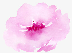 粉色玫瑰花油画素材