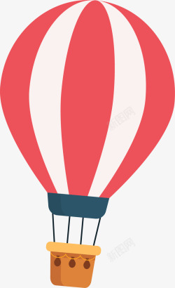 热气球花纹创意条纹热气球图高清图片