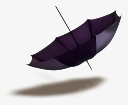 倒立的紫色雨伞雨伞片素材
