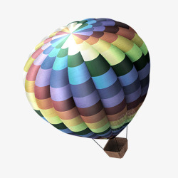 彩虹氢气球素材