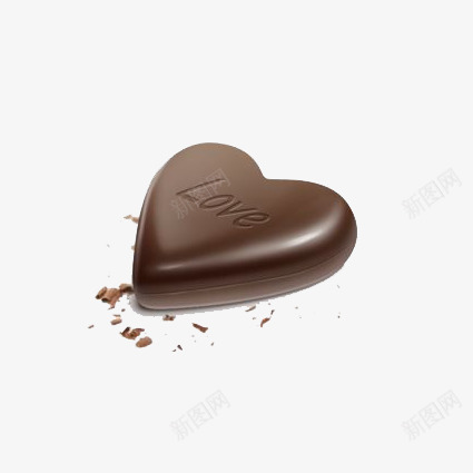 心形巧克力png免抠素材_88icon https://88icon.com LOVE 情人节 爱情 甜点 甜食 零食 黑巧克力