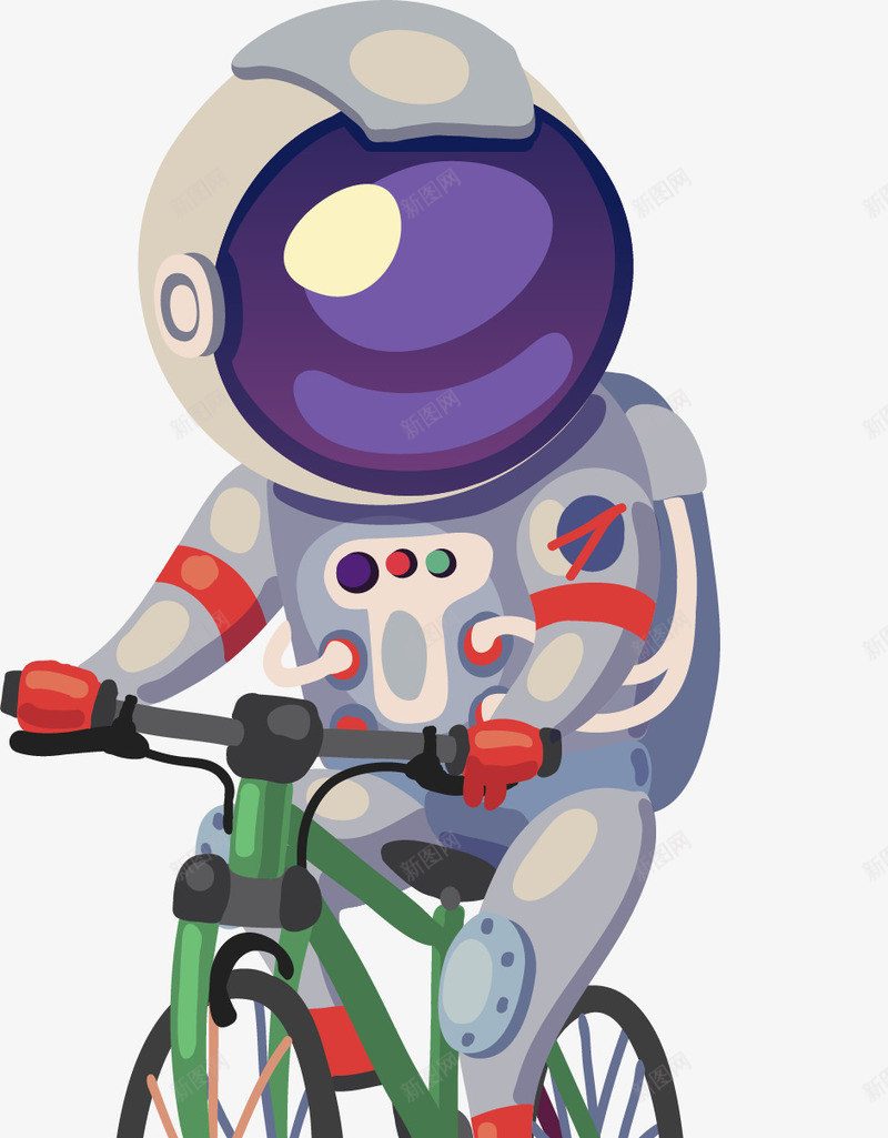 卡通创意骑自行车宇航员人物插画png免抠素材_88icon https://88icon.com 太空 宇宙 宇航员 宇航员人物 水彩宇航员 骑自行车 骑自行车宇航员