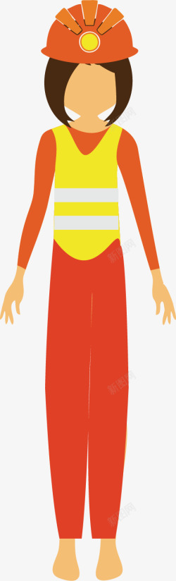 敬业的工作人员矢量图素材