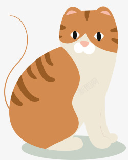 小猫抠图矢量图素材