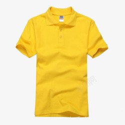 黄色短袖T恤素材
