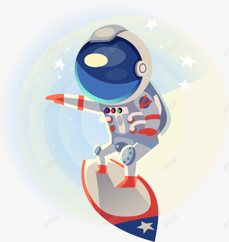 卡通创意玩滑板宇航员人物插画png免抠素材_88icon https://88icon.com 太空 太阳系 宇宙 宇航员 宇航员人物 星球 水彩宇航员 玩滑板宇航员