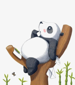 卡通白熊可爱熊猫高清图片