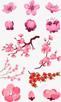 桃花季粉色桃花高清图片